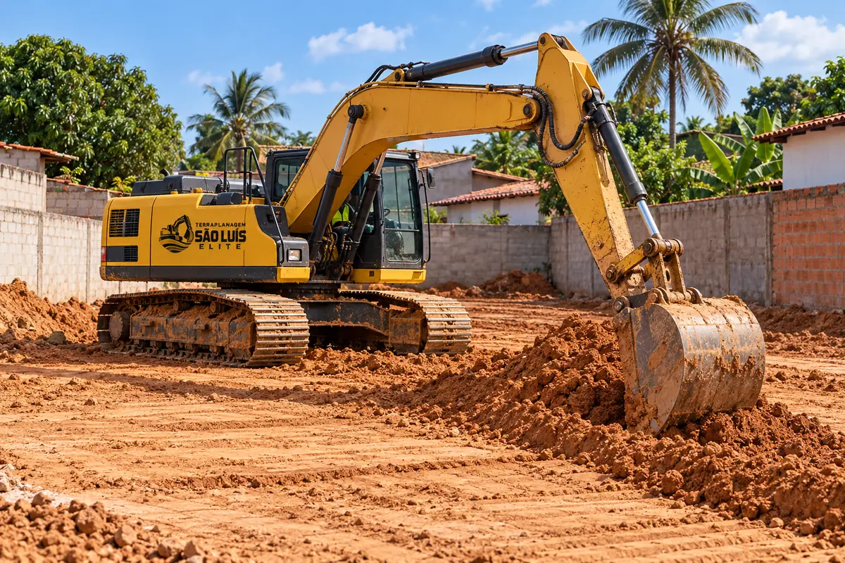 Terraplanagem para construção de casa em Cohama, São Luís - MA